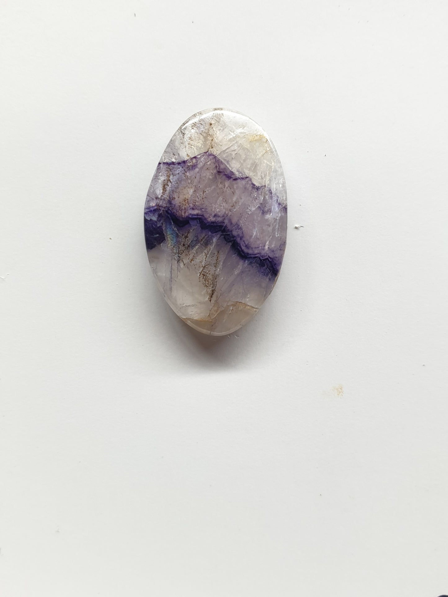 8ct Freeform Blue John Cabochon