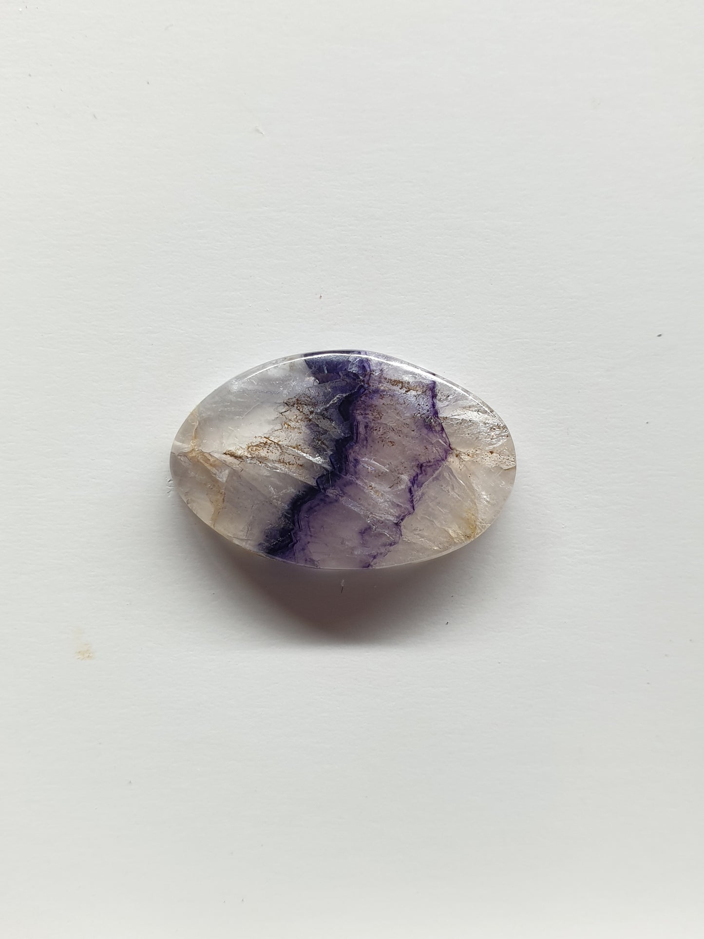 8ct Freeform Blue John Cabochon