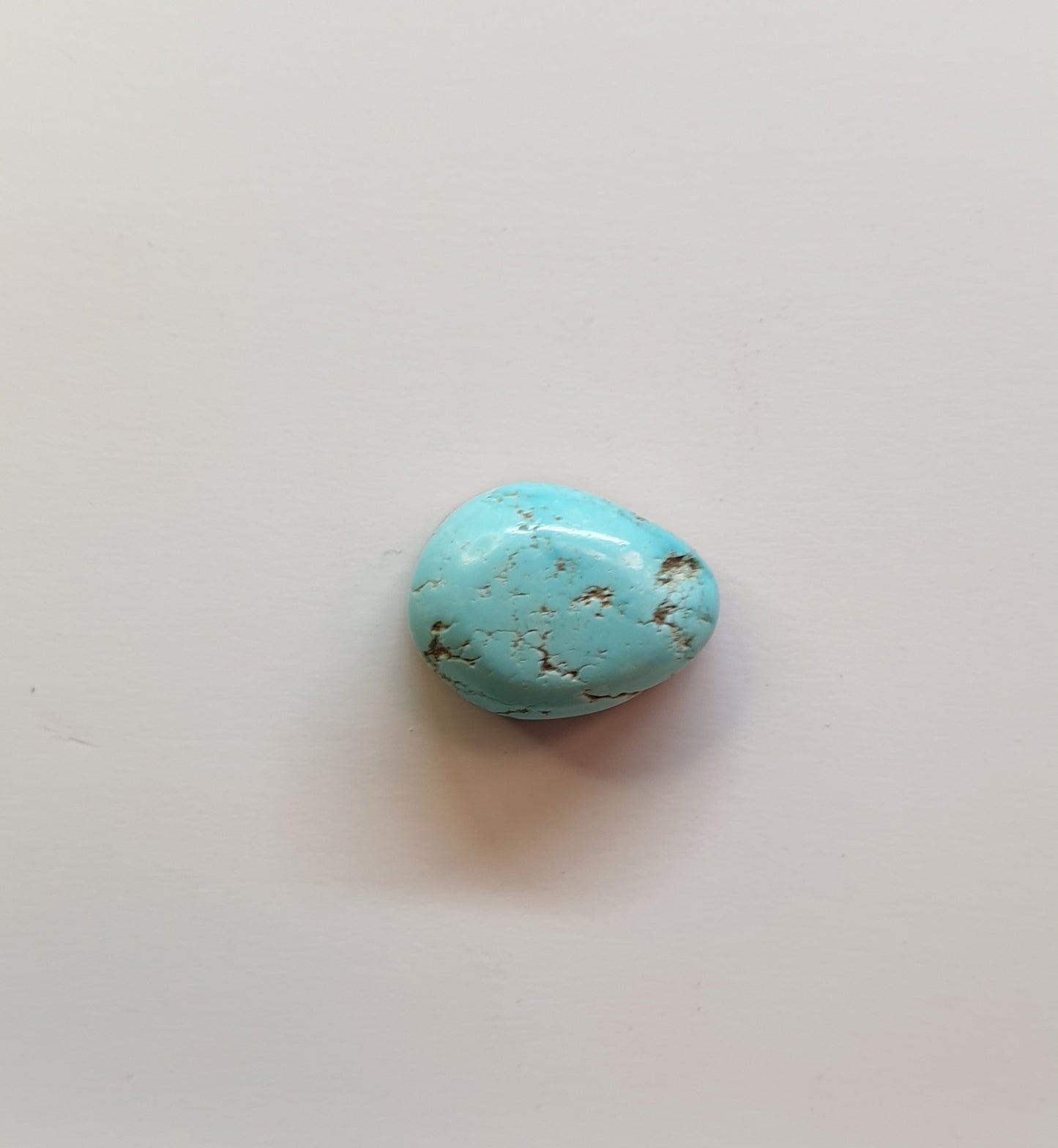 4ct Natural Sleeping beauty turquoise Cabochon (Backed)