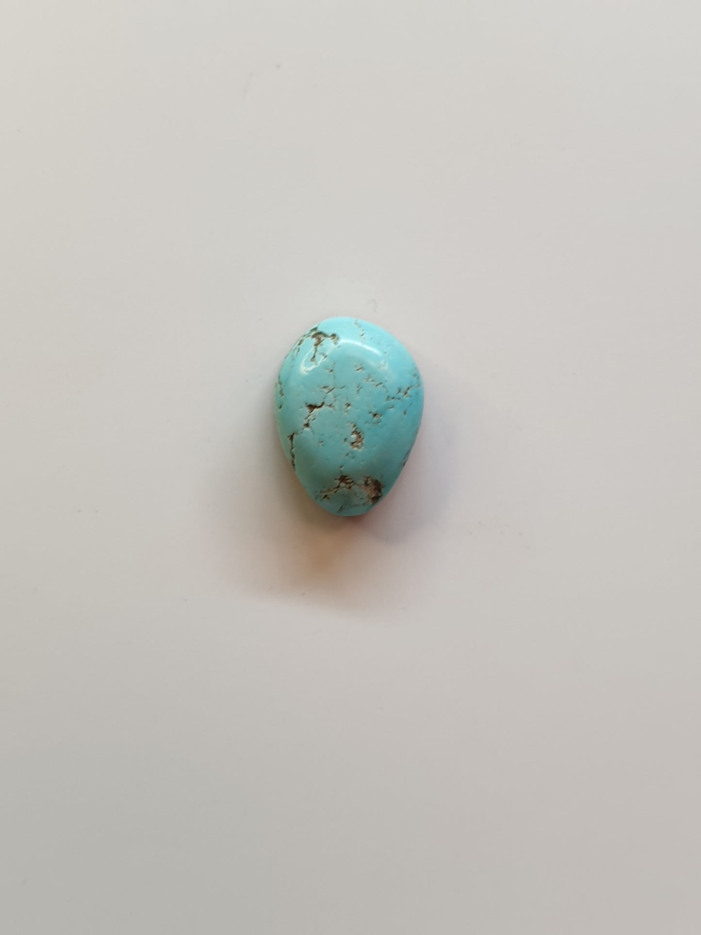 4ct Natural Sleeping beauty turquoise Cabochon (Backed)
