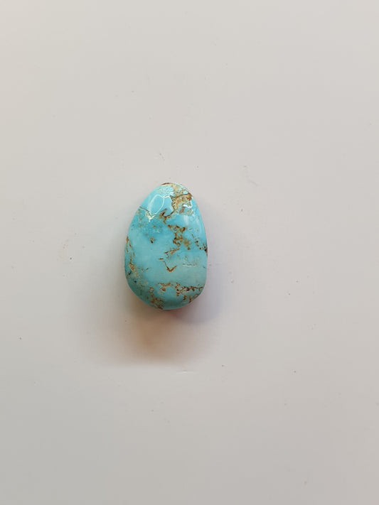 4ct Natural Sleeping beauty turquoise Cabochon (Backed)