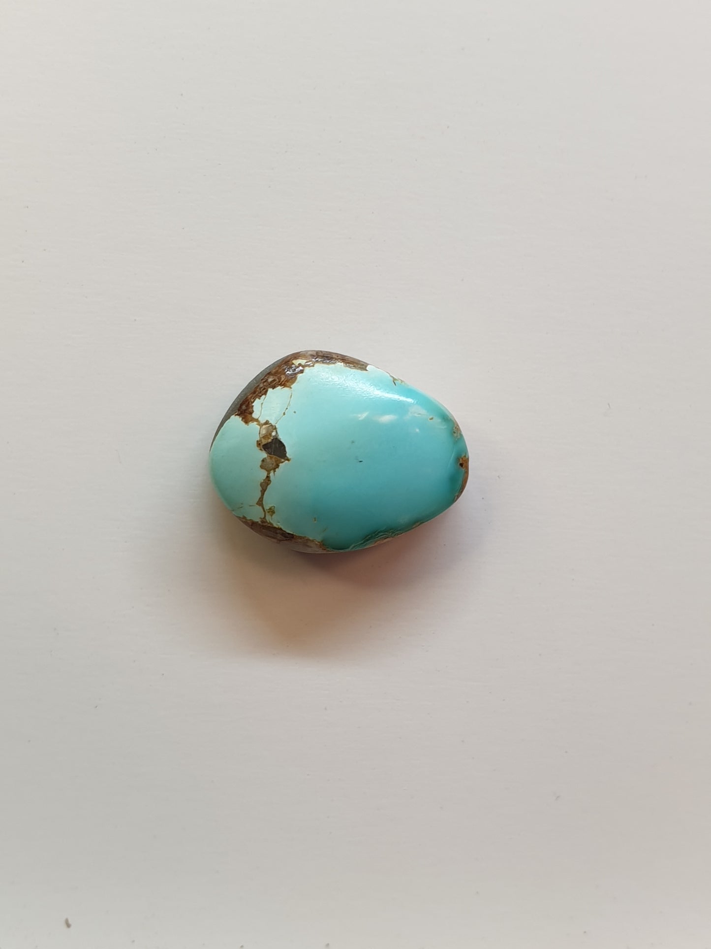 6ct Natural Sleeping beauty turquoise Cabochon (Backed)