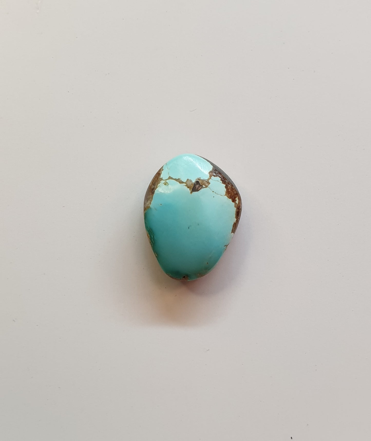 6ct Natural Sleeping beauty turquoise Cabochon (Backed)