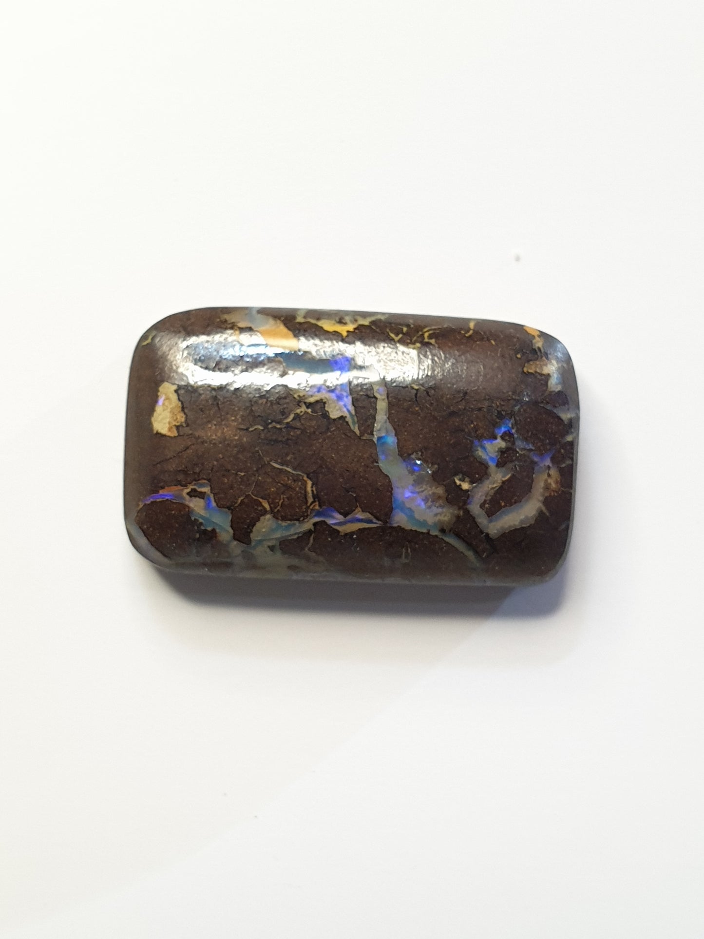 13ct Australian boulder opal matrix cabochon (Opalton)