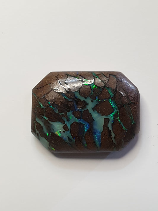 21ct Australian boulder opal matrix cabochon (Opalton)