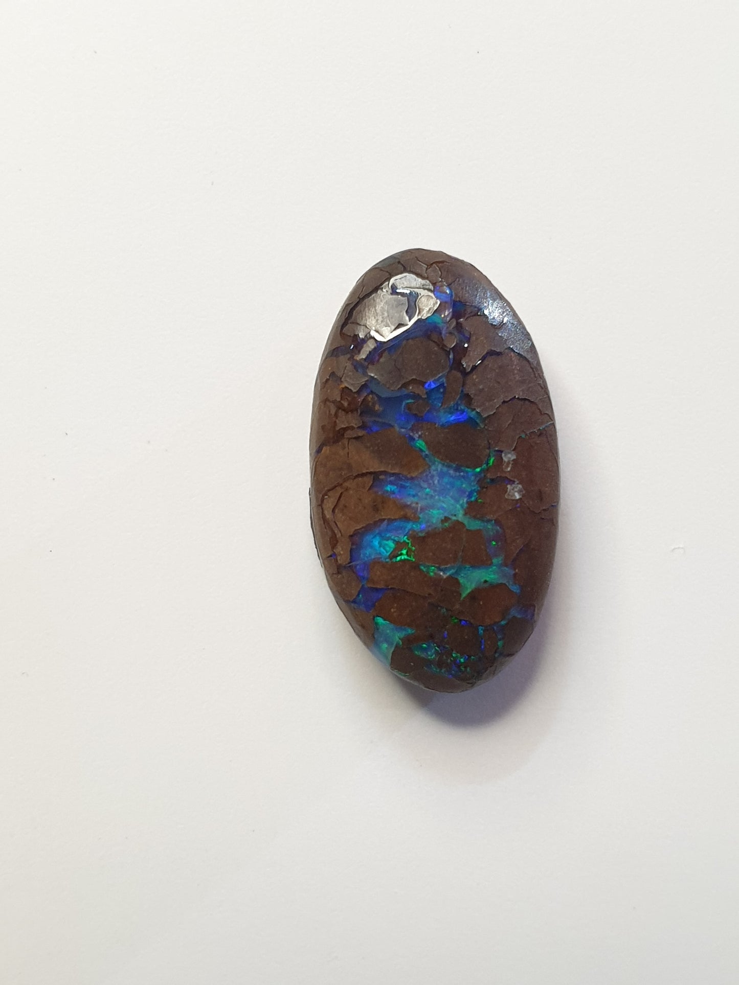 6ct Australian boulder opal matrix cabochon (Opalton)