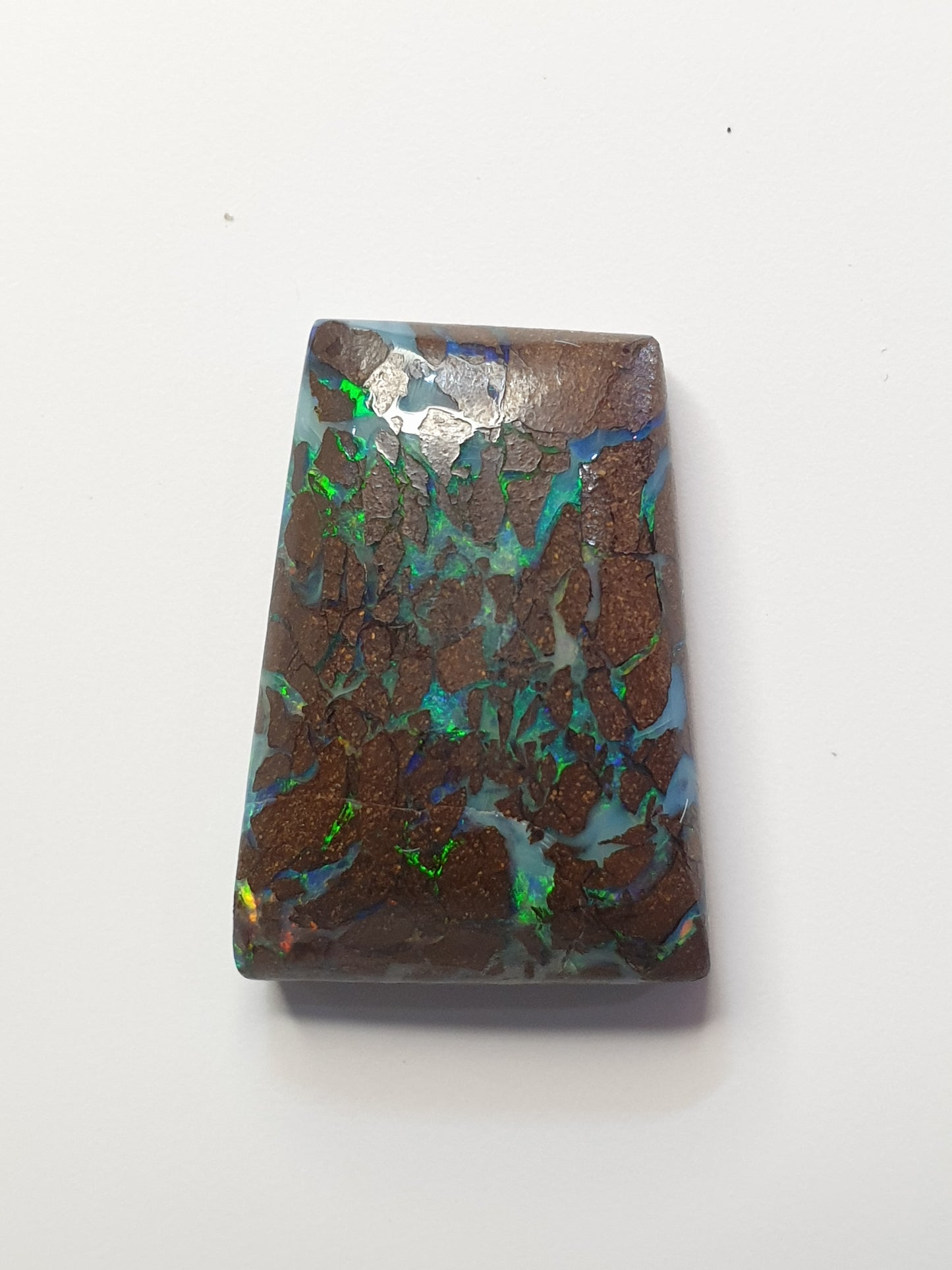 15ct Australian boulder opal matrix cabochon (Opalton)