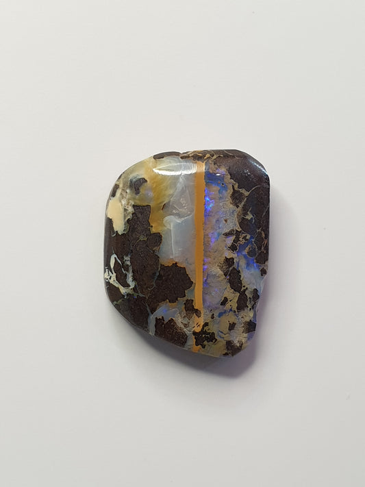15 ct Australian boulder opal matrix cabochon (Opalton)