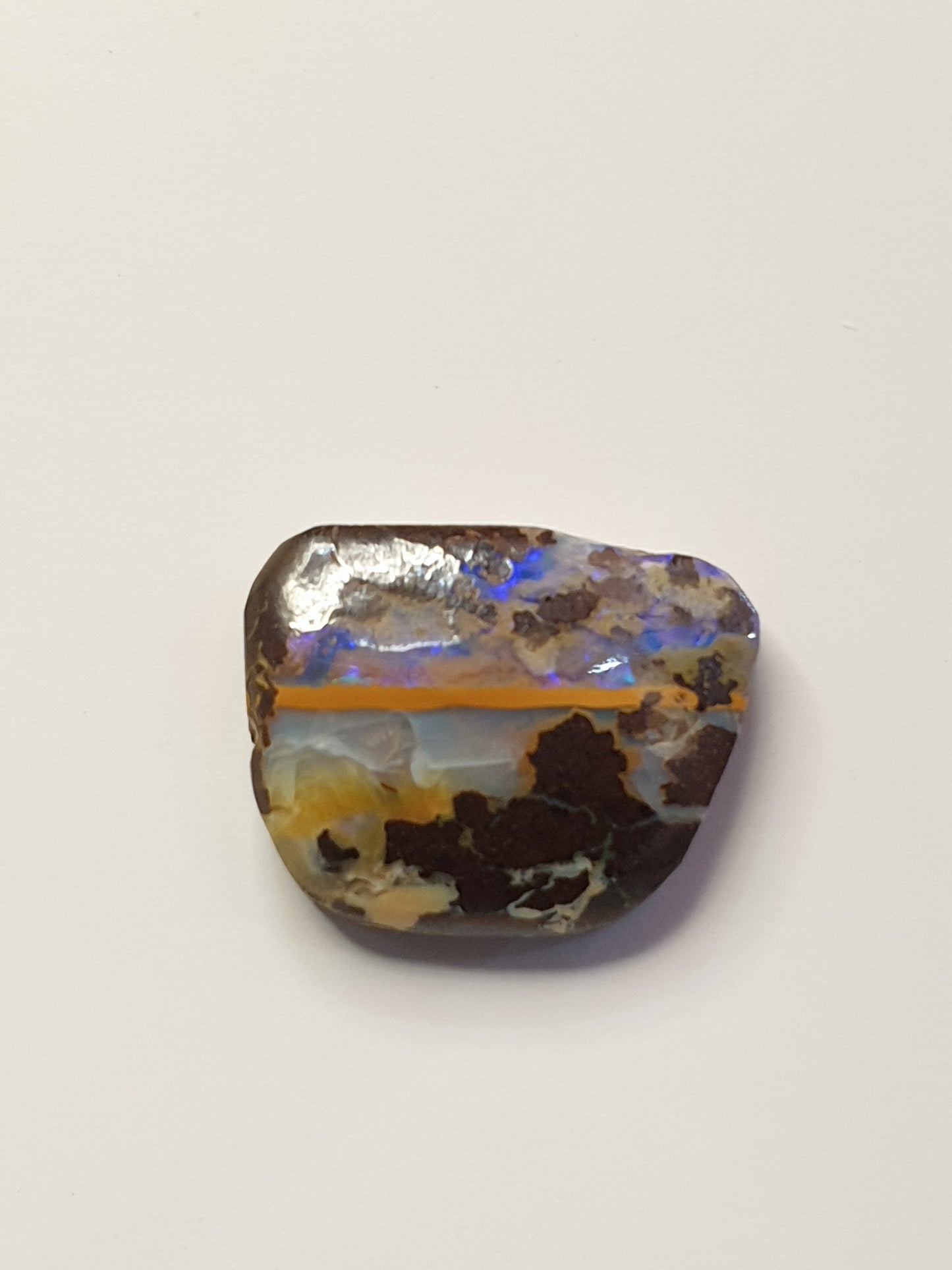 15 ct Australian boulder opal matrix cabochon (Opalton)