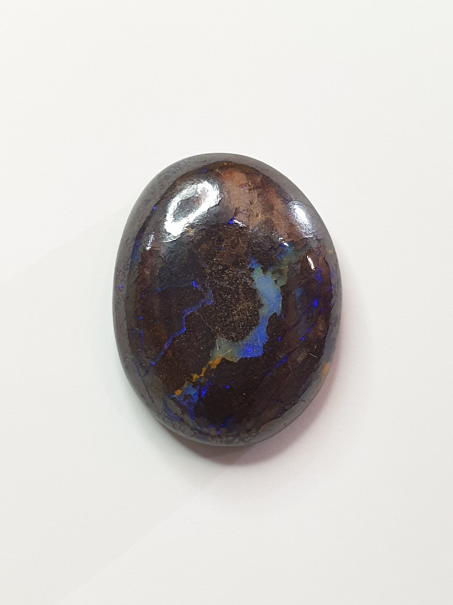 24 ct Australian boulder opal matrix cabochon (Opalton)