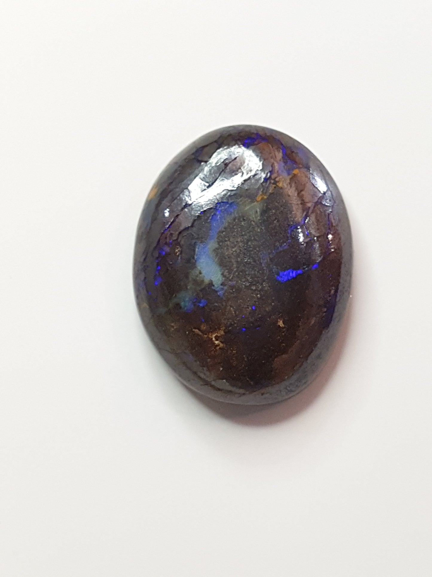 24 ct Australian boulder opal matrix cabochon (Opalton)