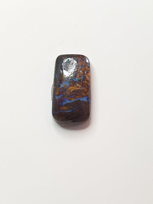 6ct Australian boulder opal matrix cabochon