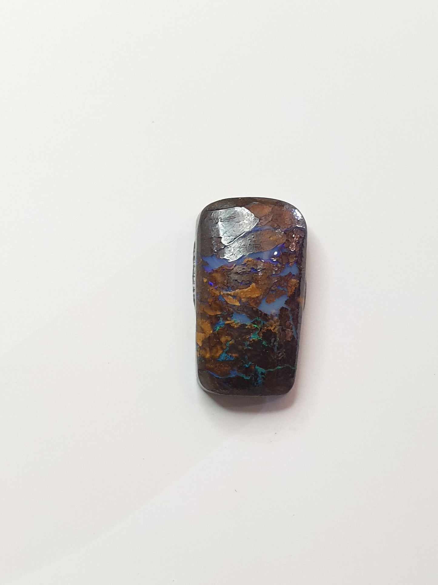 6ct Australian boulder opal matrix cabochon