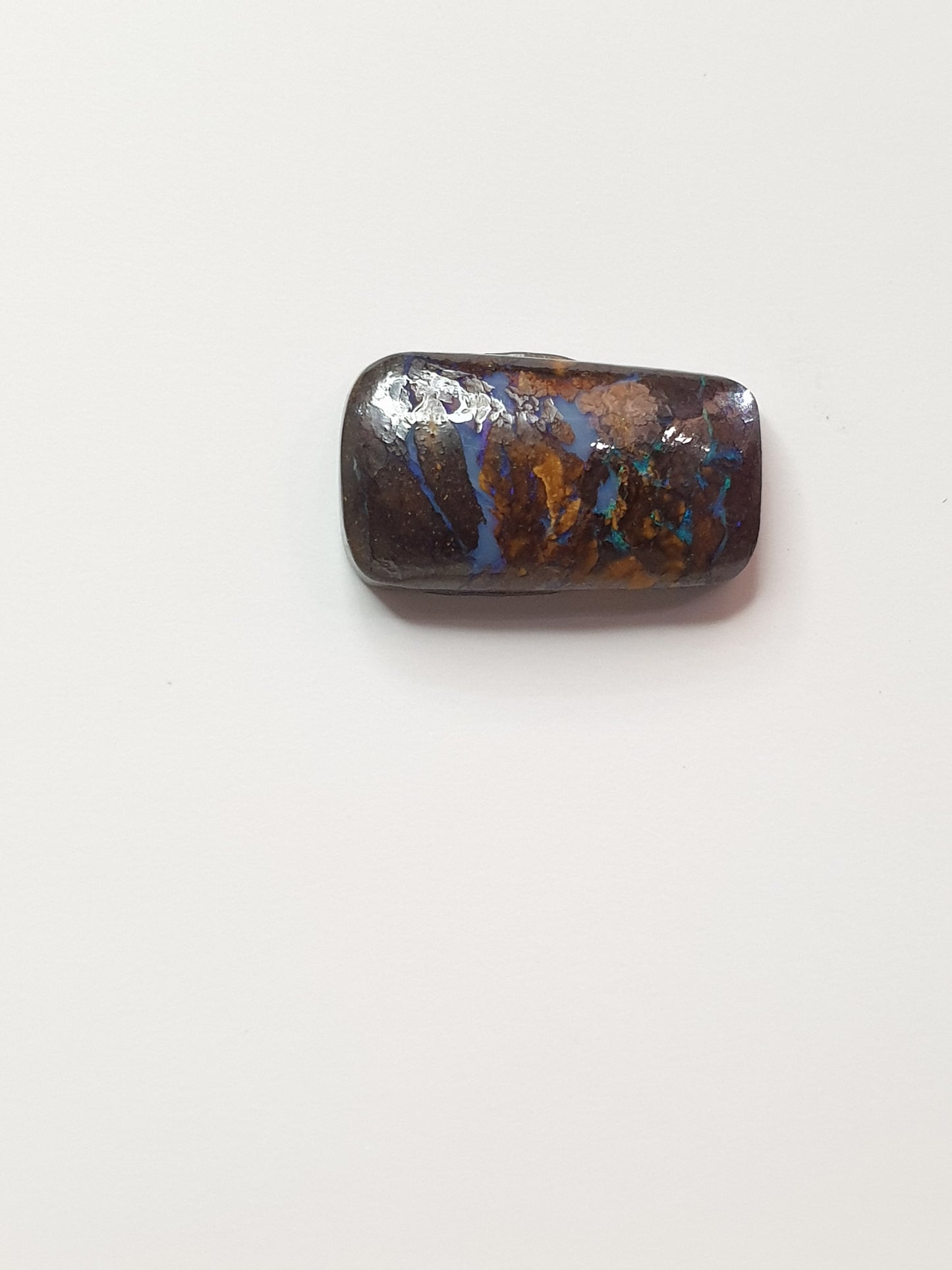 6ct Australian boulder opal matrix cabochon