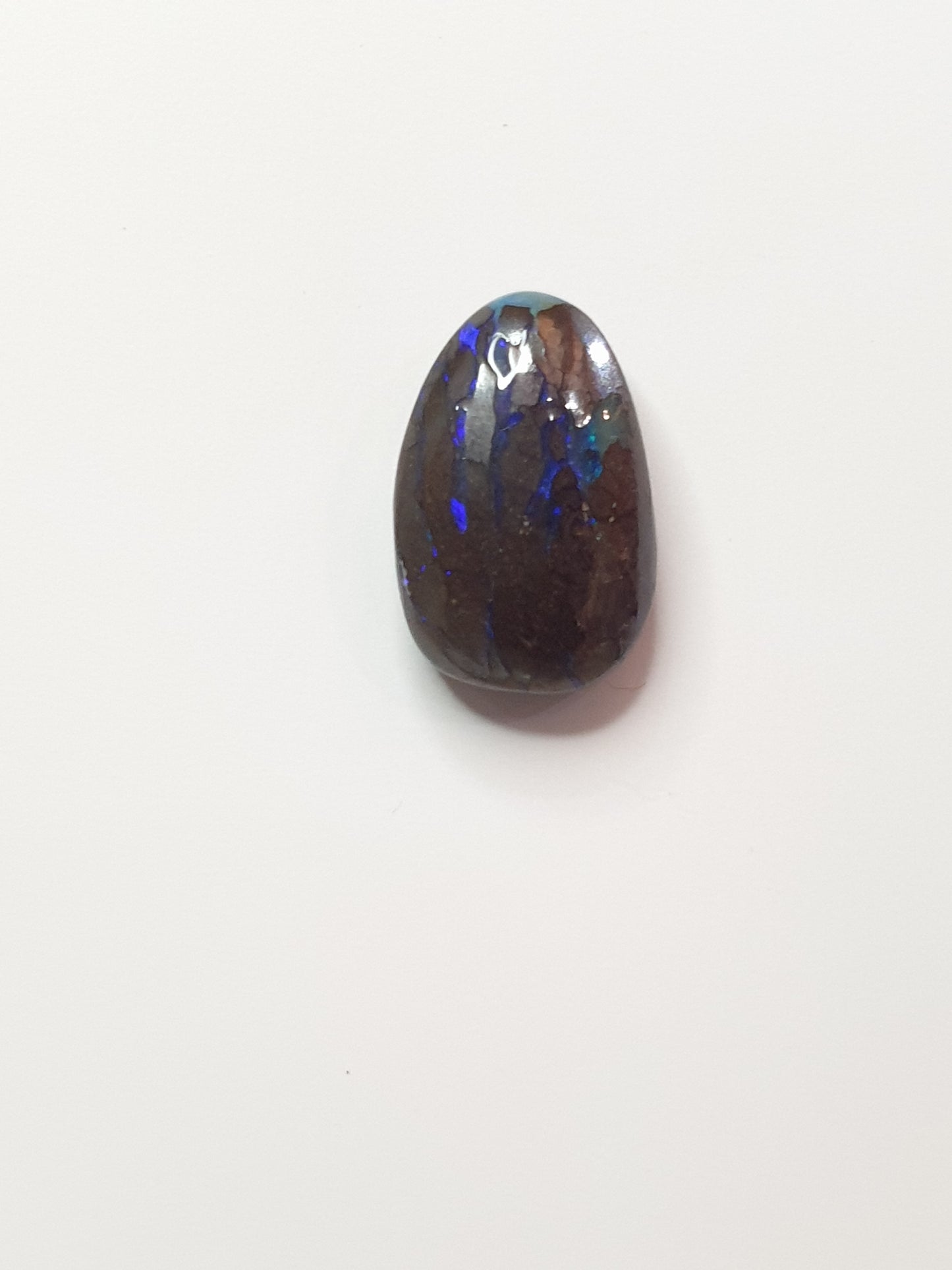 7ct Opalton Australian boulder opal matrix cabochon