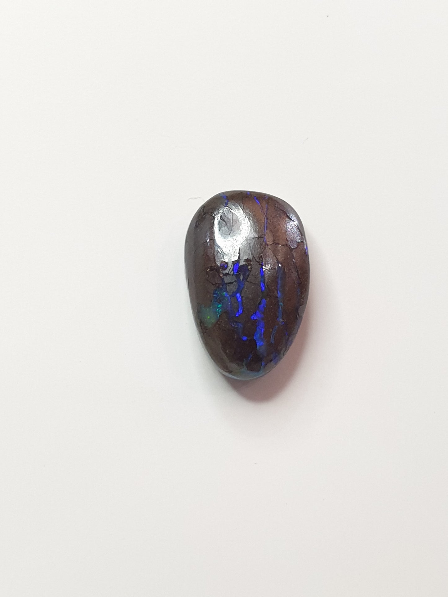 7ct Opalton Australian boulder opal matrix cabochon