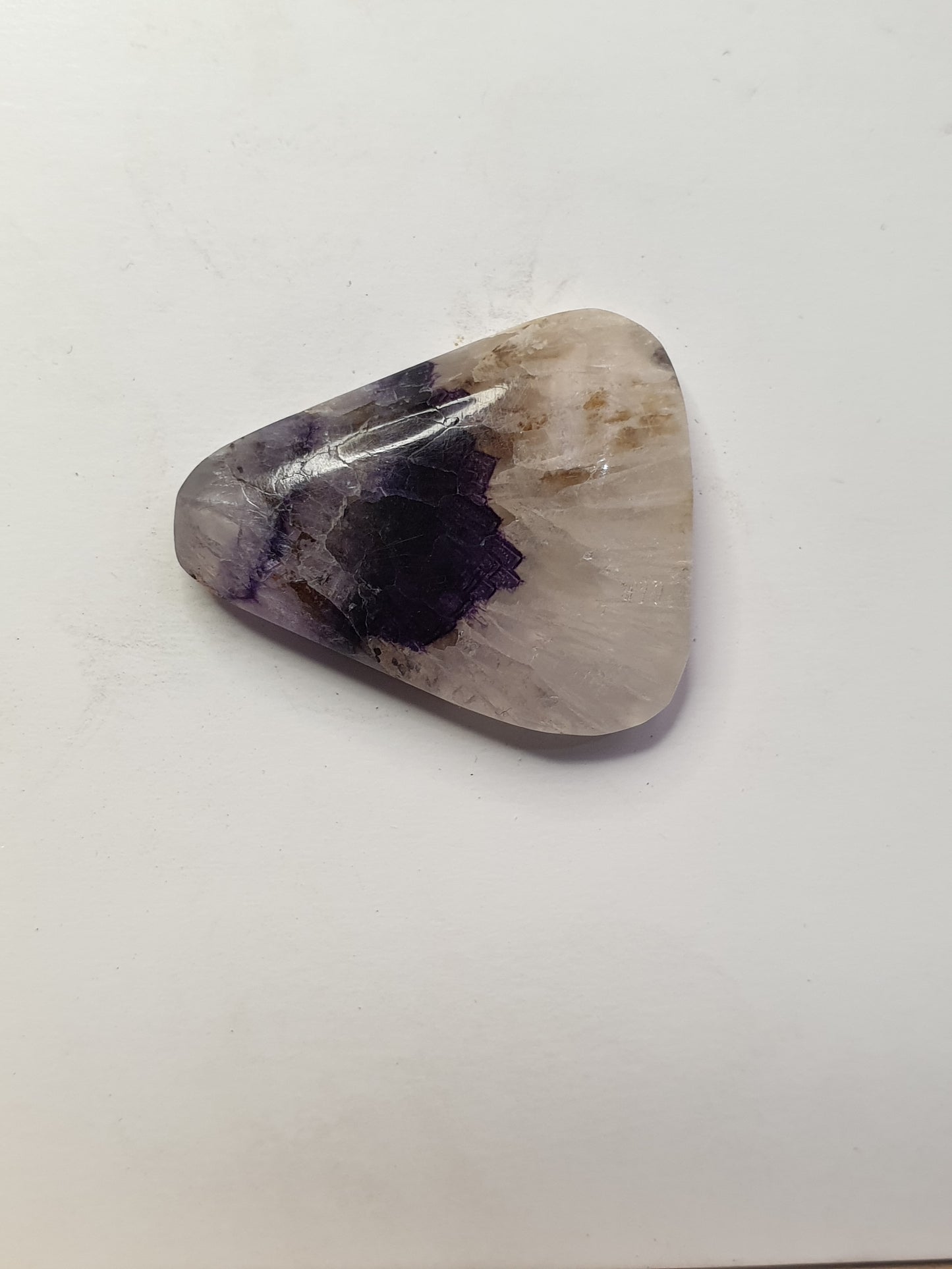 16ct Blue john cabochon - Brighton Gemstones