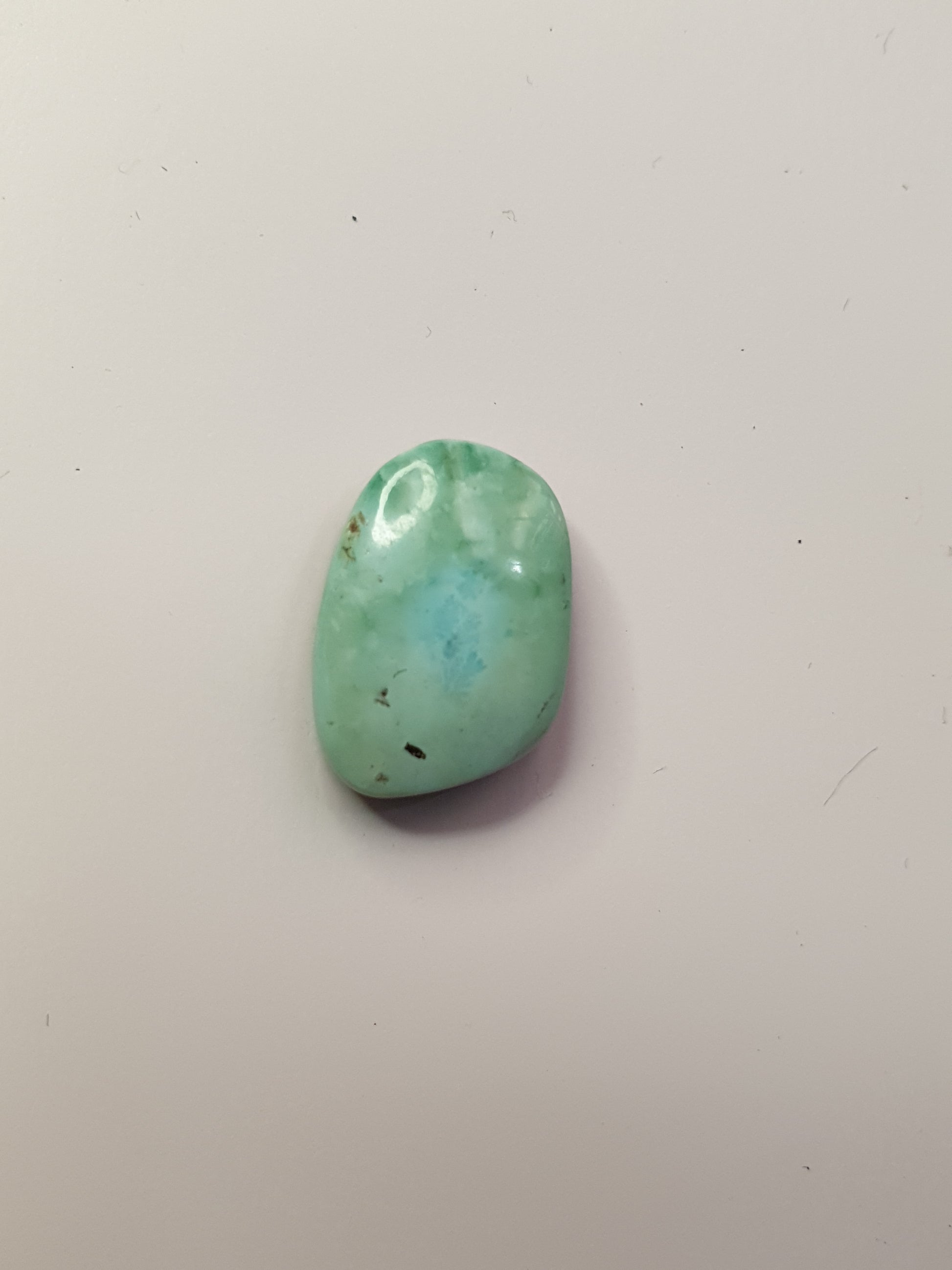 4ct Natural Sleeping beauty turquoise Cabochon (Backed) - Brighton Gemstones