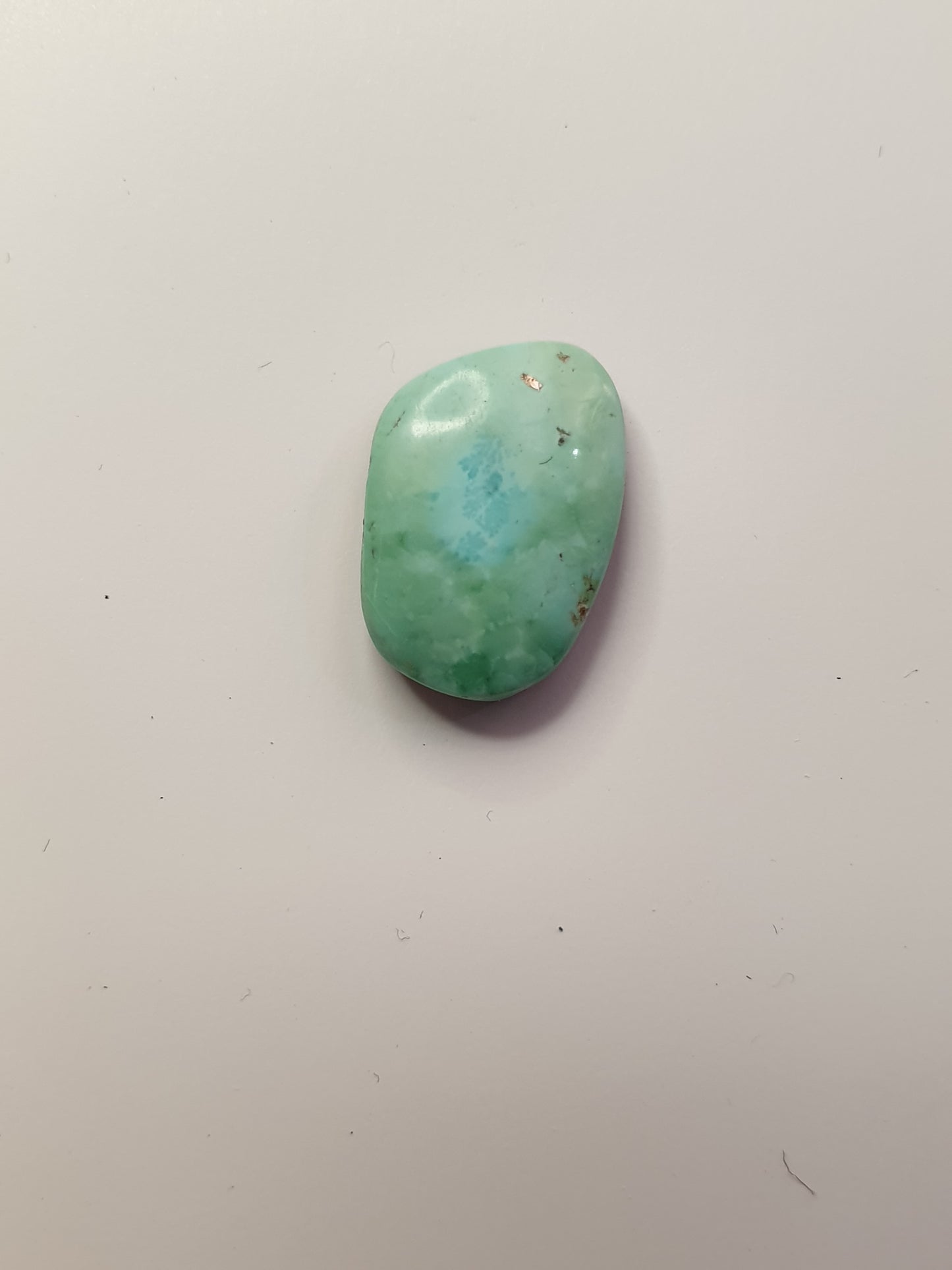 4ct Natural Sleeping beauty turquoise Cabochon (Backed) - Brighton Gemstones