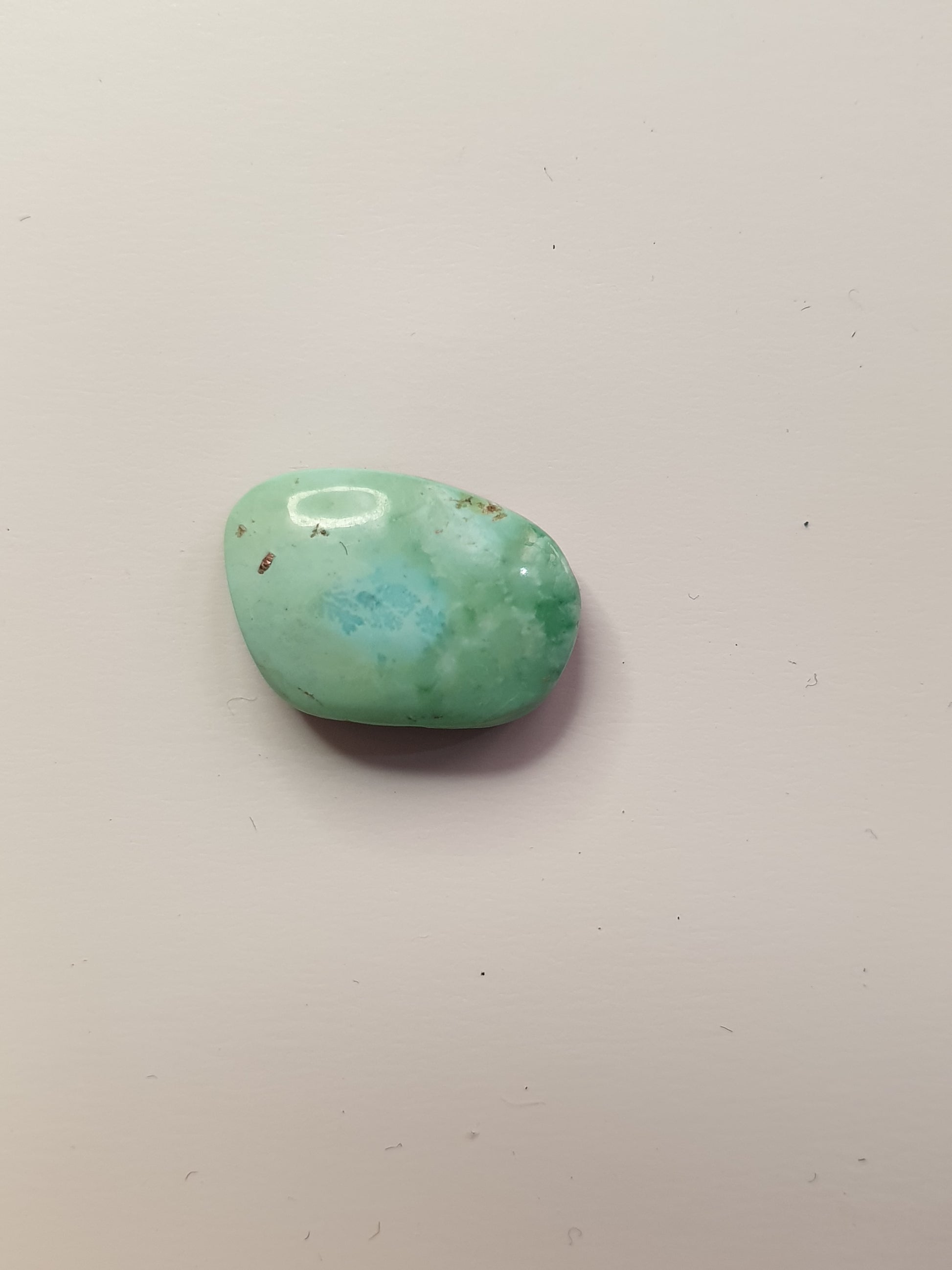 4ct Natural Sleeping beauty turquoise Cabochon (Backed) - Brighton Gemstones