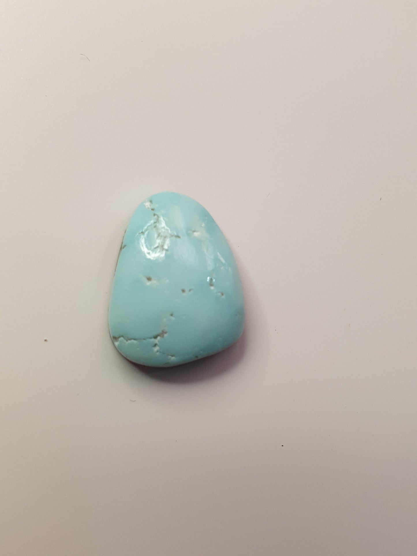 6ct Natural Sleeping beauty turquoise Cabochon (Backed) - Brighton Gemstones