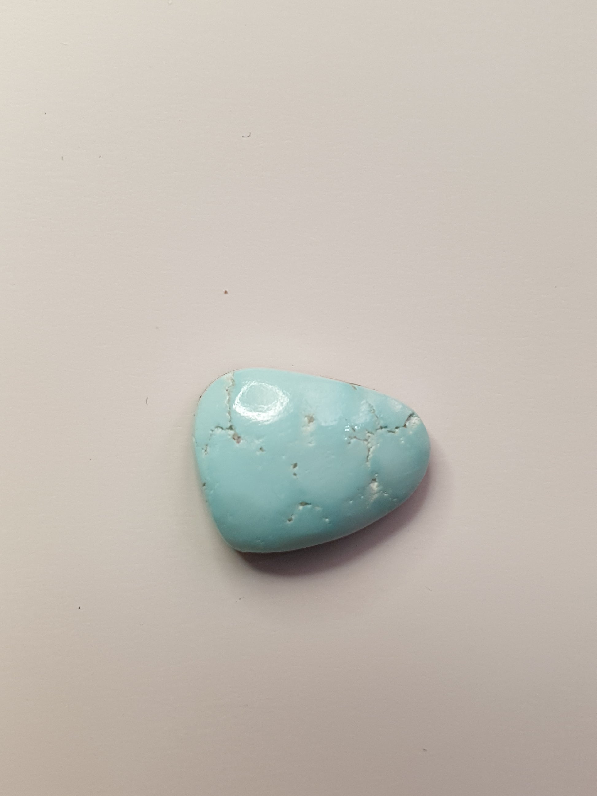 6ct Natural Sleeping beauty turquoise Cabochon (Backed) - Brighton Gemstones
