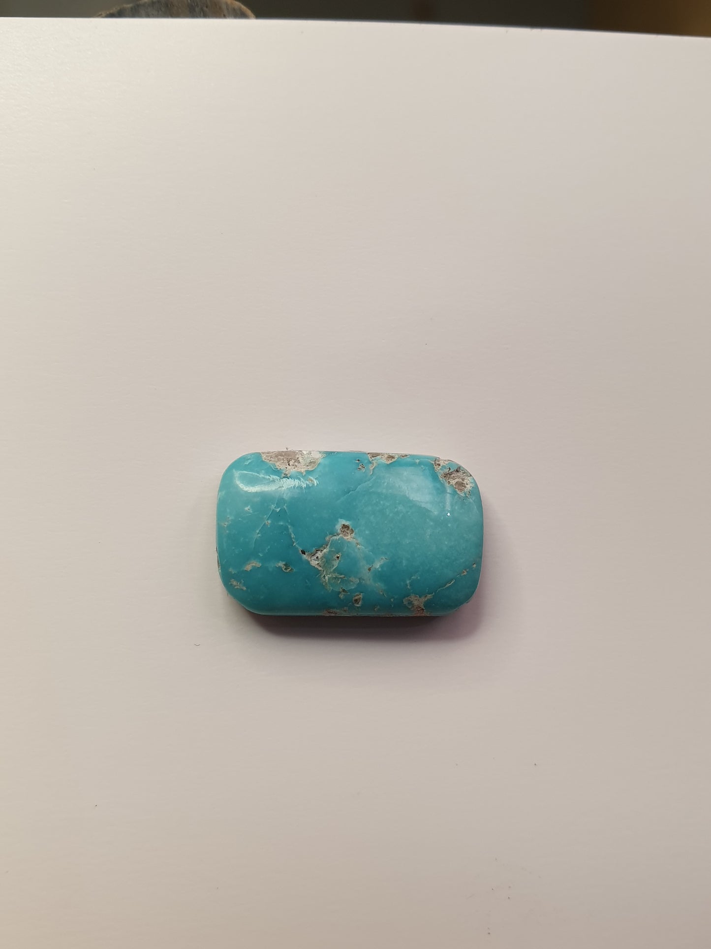 8ct Natural Sleeping beauty turquoise Cabochon (Backed) - Brighton Gemstones
