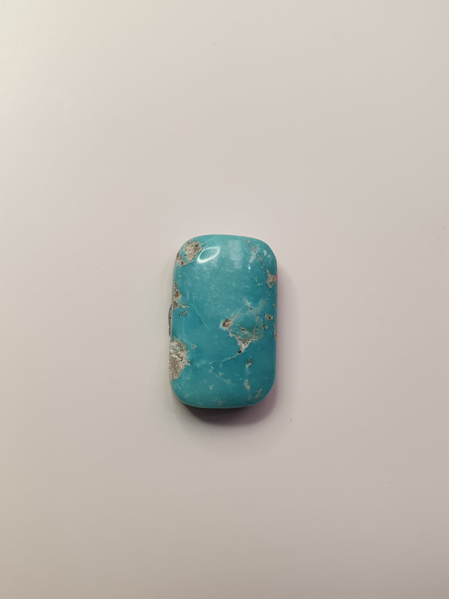 8ct Natural Sleeping beauty turquoise Cabochon (Backed) - Brighton Gemstones