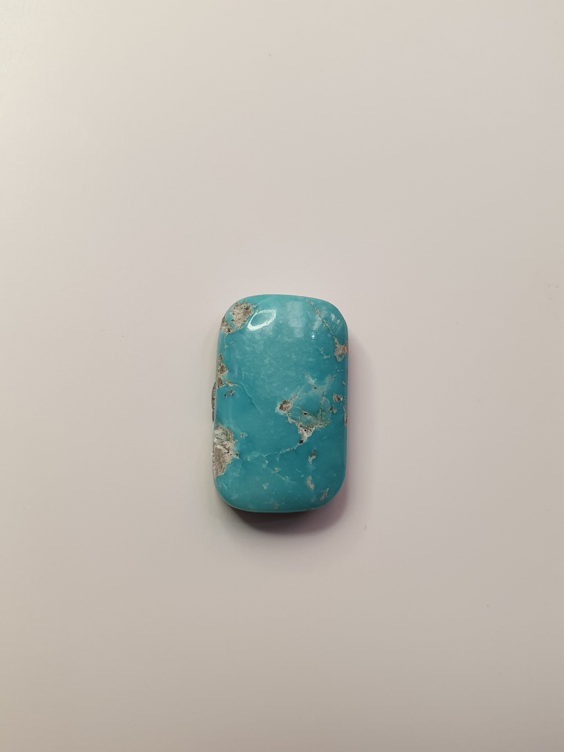 8ct Natural Sleeping beauty turquoise Cabochon (Backed) - Brighton Gemstones