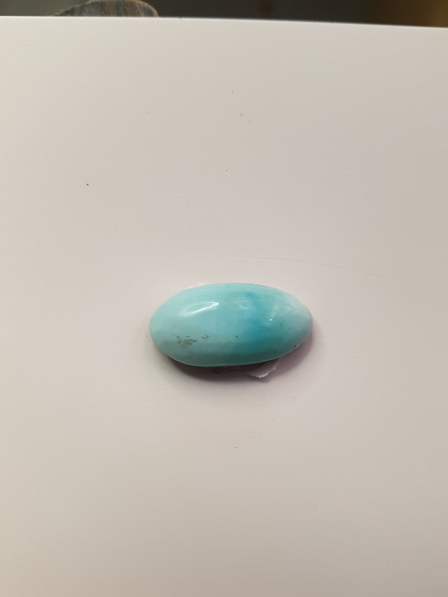5ct Natural Sleeping beauty turquoise Cabochon (Backed) - Brighton Gemstones