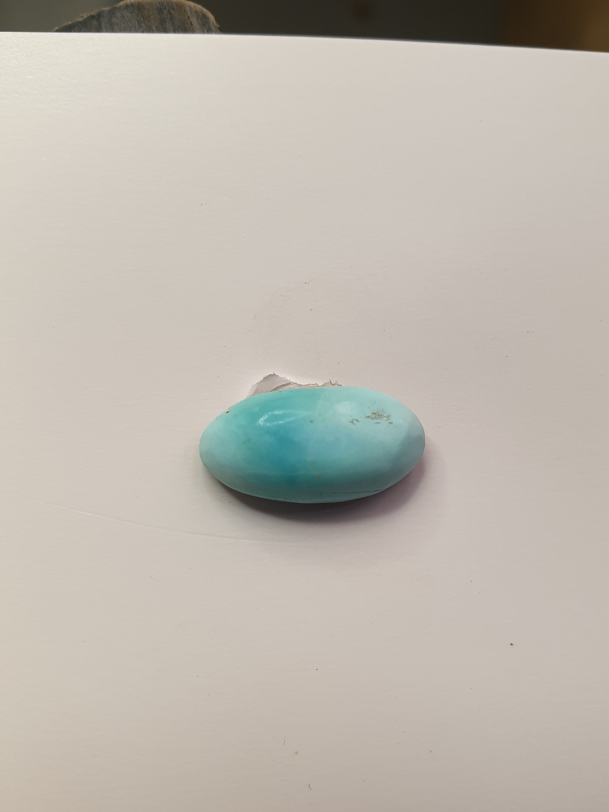 5ct Natural Sleeping beauty turquoise Cabochon (Backed) - Brighton Gemstones