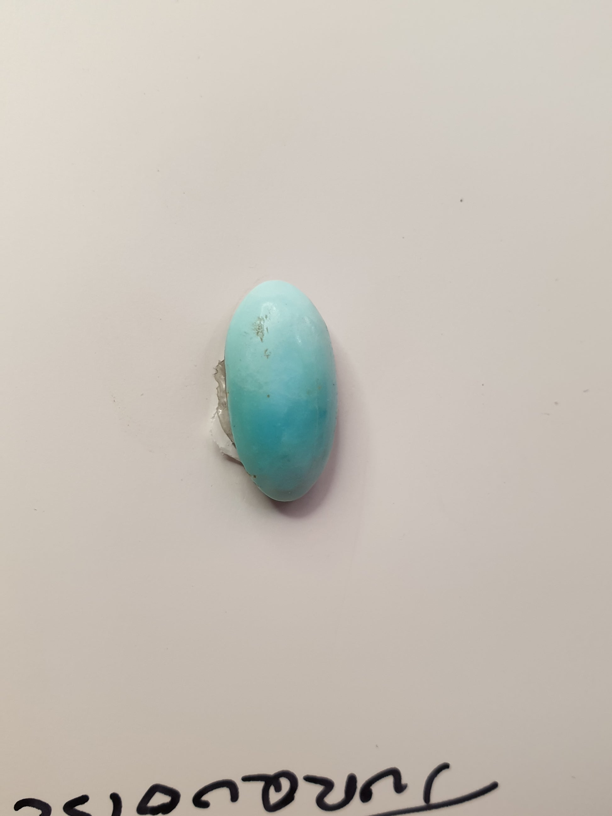 5ct Natural Sleeping beauty turquoise Cabochon (Backed) - Brighton Gemstones