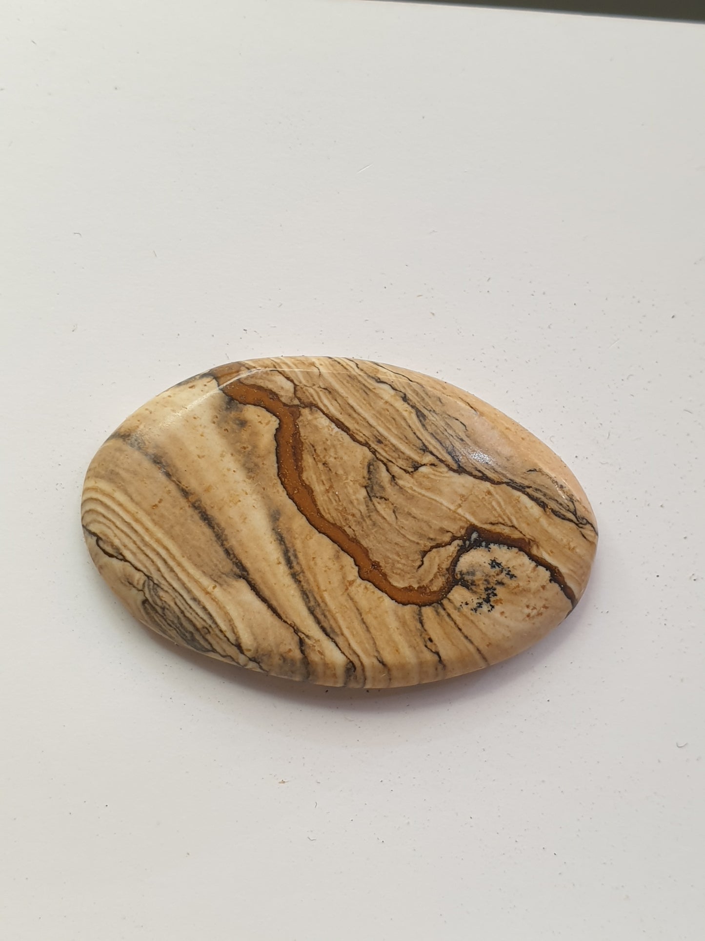 18.5ct Biggs Picture Jasper cabochon