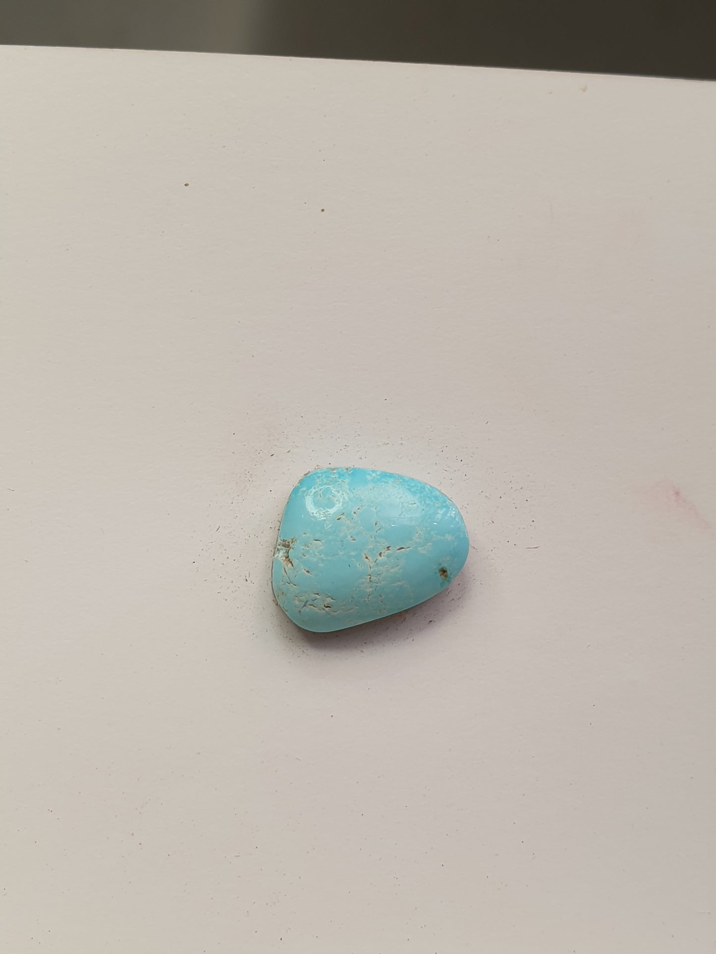 5ct Natural Sleeping beauty turquoise Cabochon (Backed)
