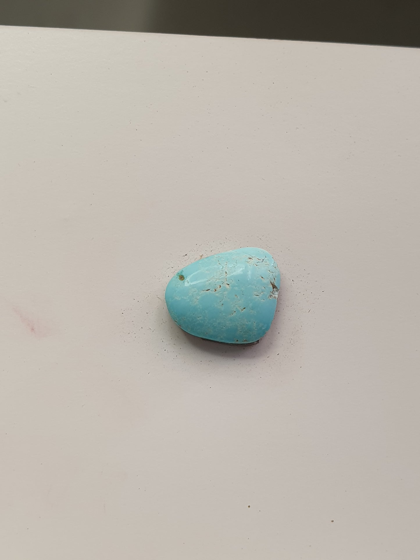 5ct Natural Sleeping beauty turquoise Cabochon (Backed)