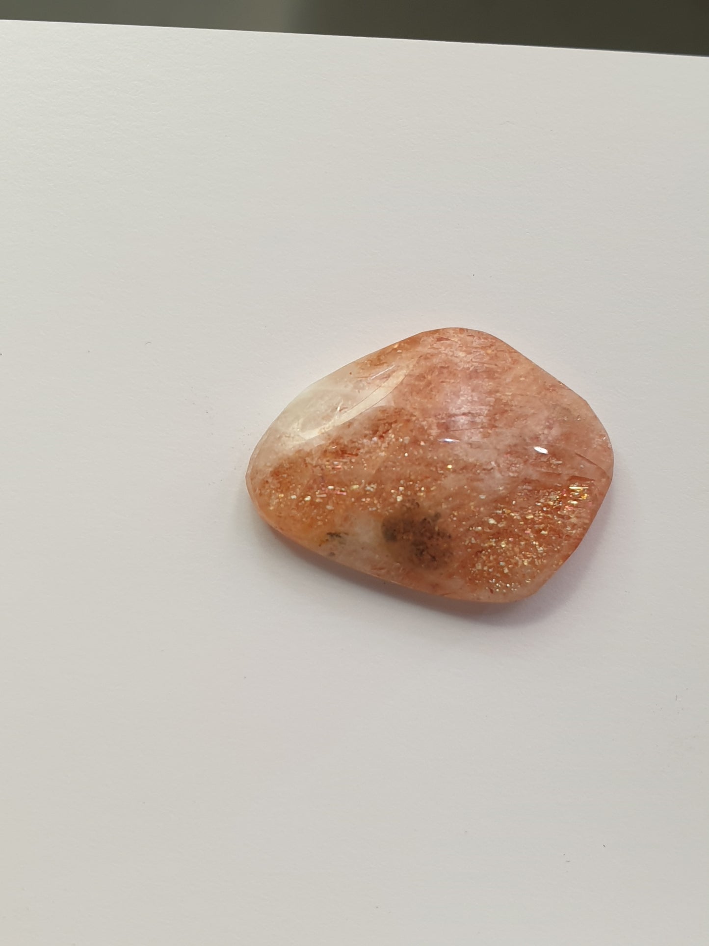 13ct Tanzanian sunstone cabochon (stabilised)
