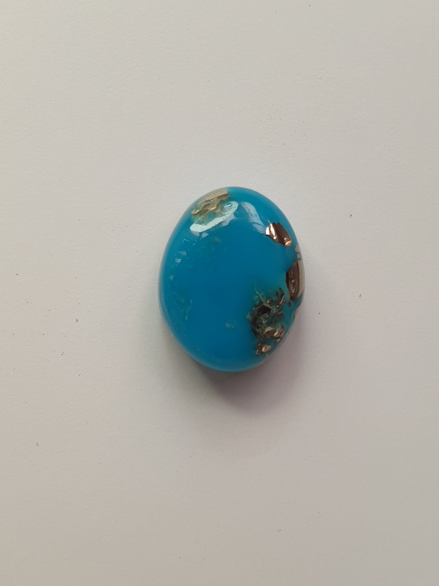 3.4ct Campitos turquoise cabochon (Stabilised)