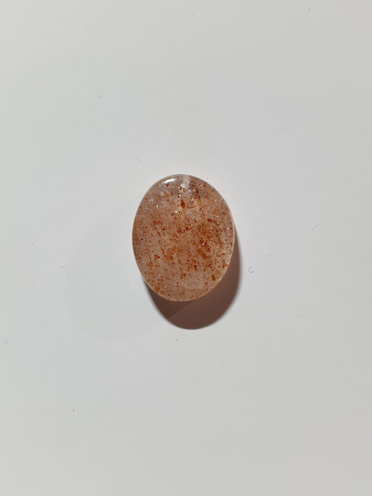 9ct Tanzanian sunstone cabochon(stabilised)