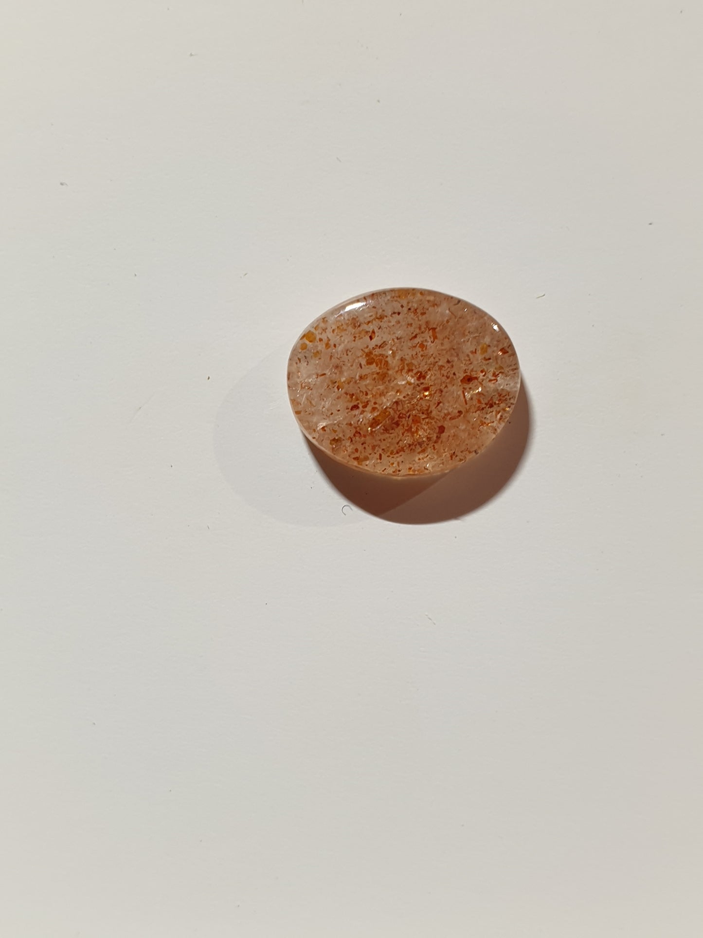 9ct Tanzanian sunstone cabochon(stabilised)