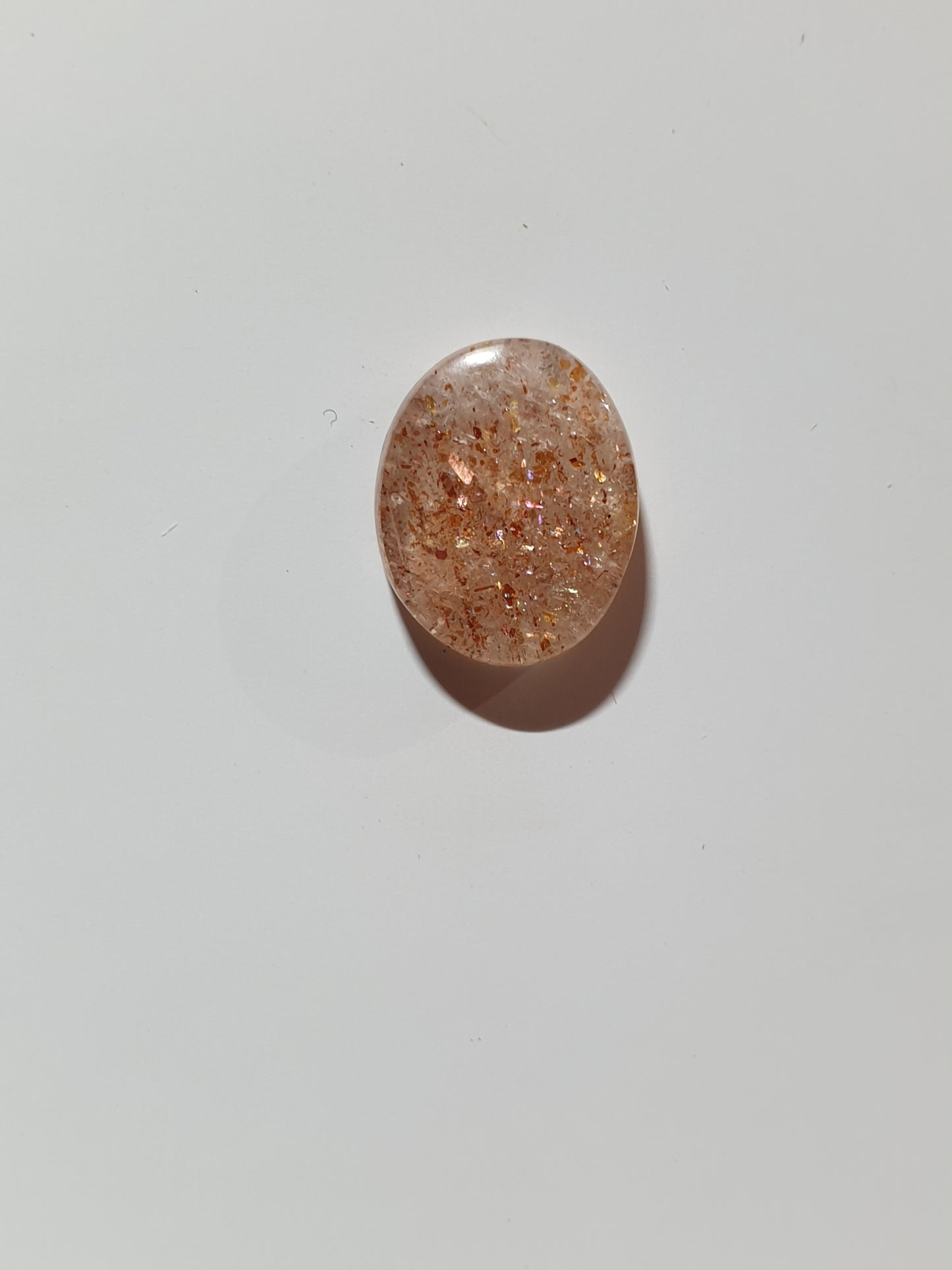9ct Tanzanian sunstone cabochon(stabilised)