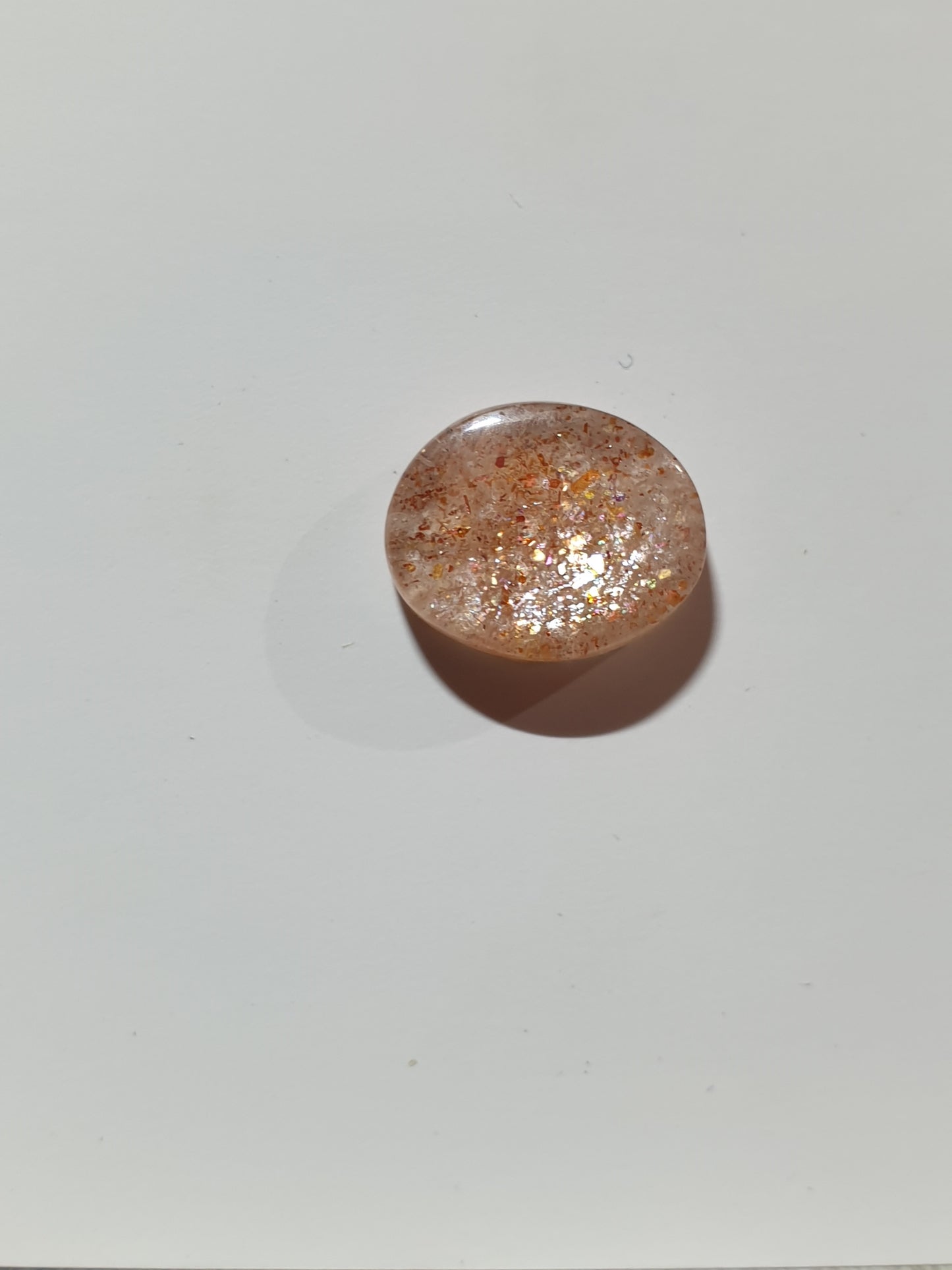 9ct Tanzanian sunstone cabochon(stabilised)