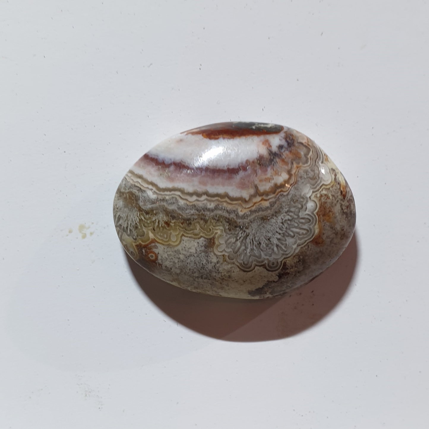 19ct Mexican crazy lace agate cabochon