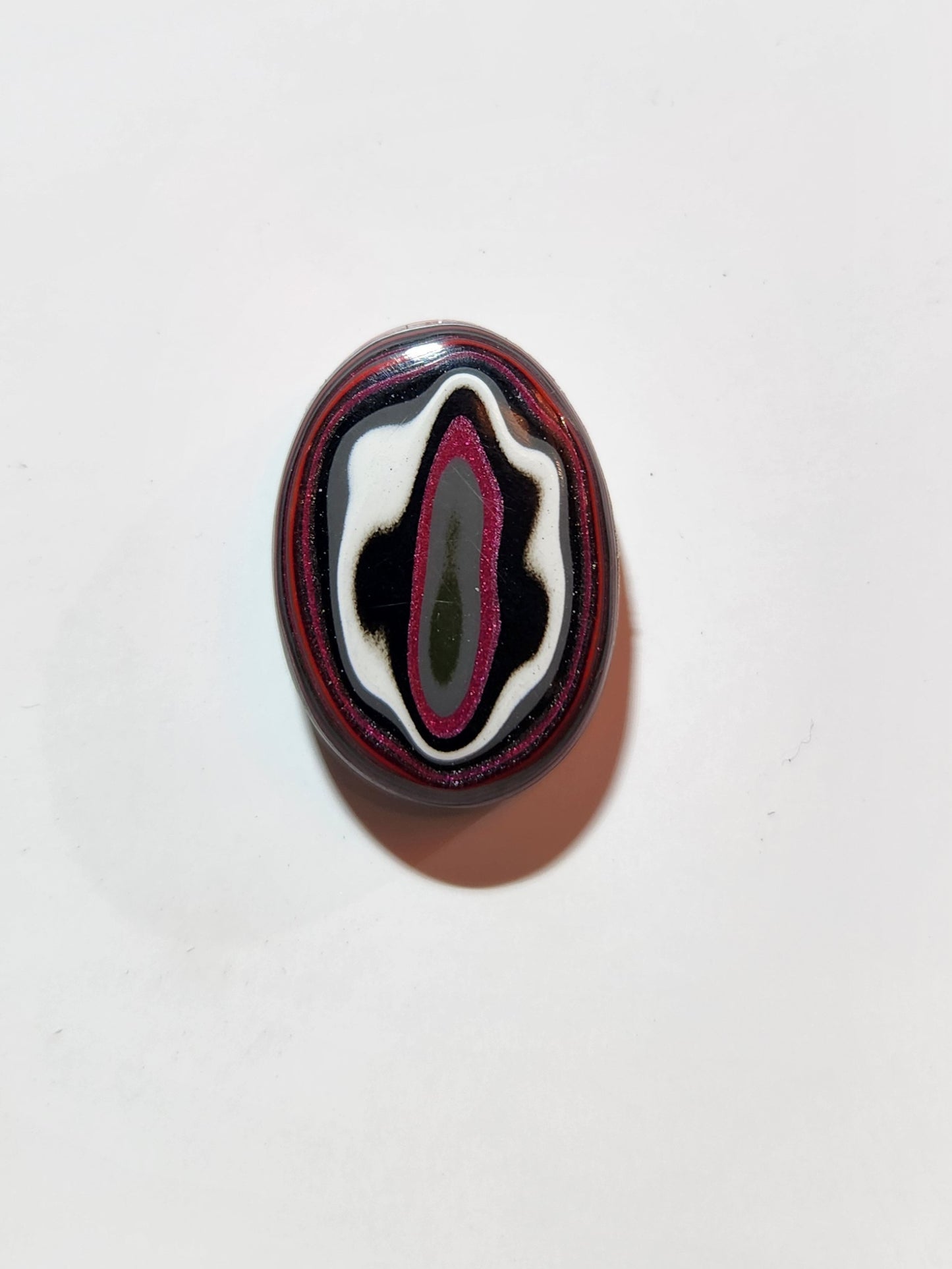 Fordite cabochon
