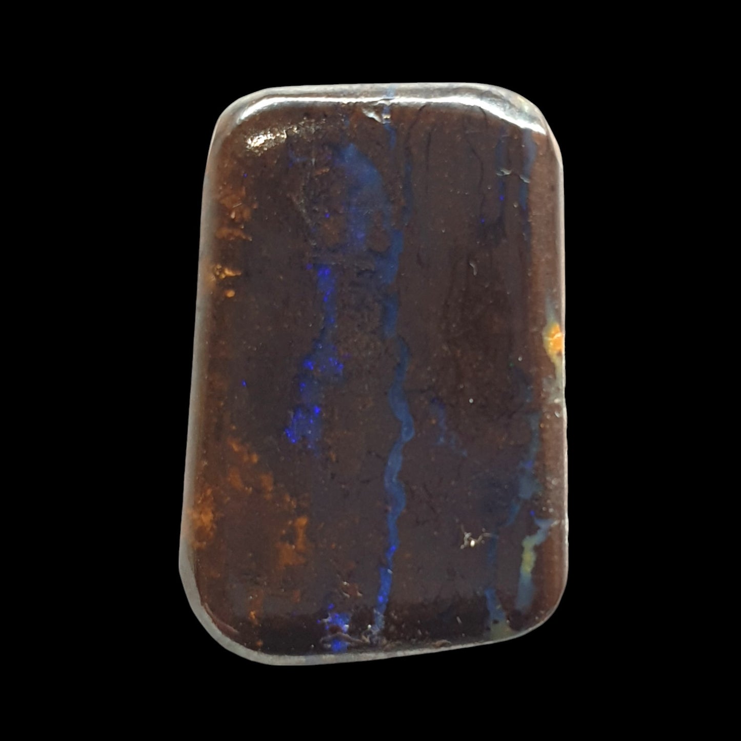 25 ct Australian boulder opal matrix cabochon (Opalton) - Brighton Gemstones