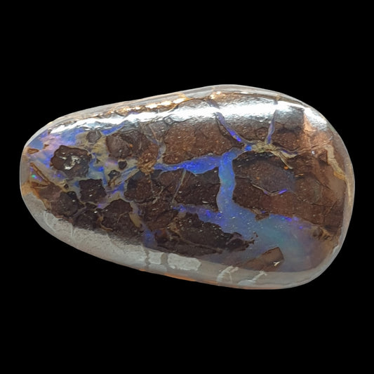 9ct Australian boulder opal matrix cabochon (Opalton) - Brighton Gemstones