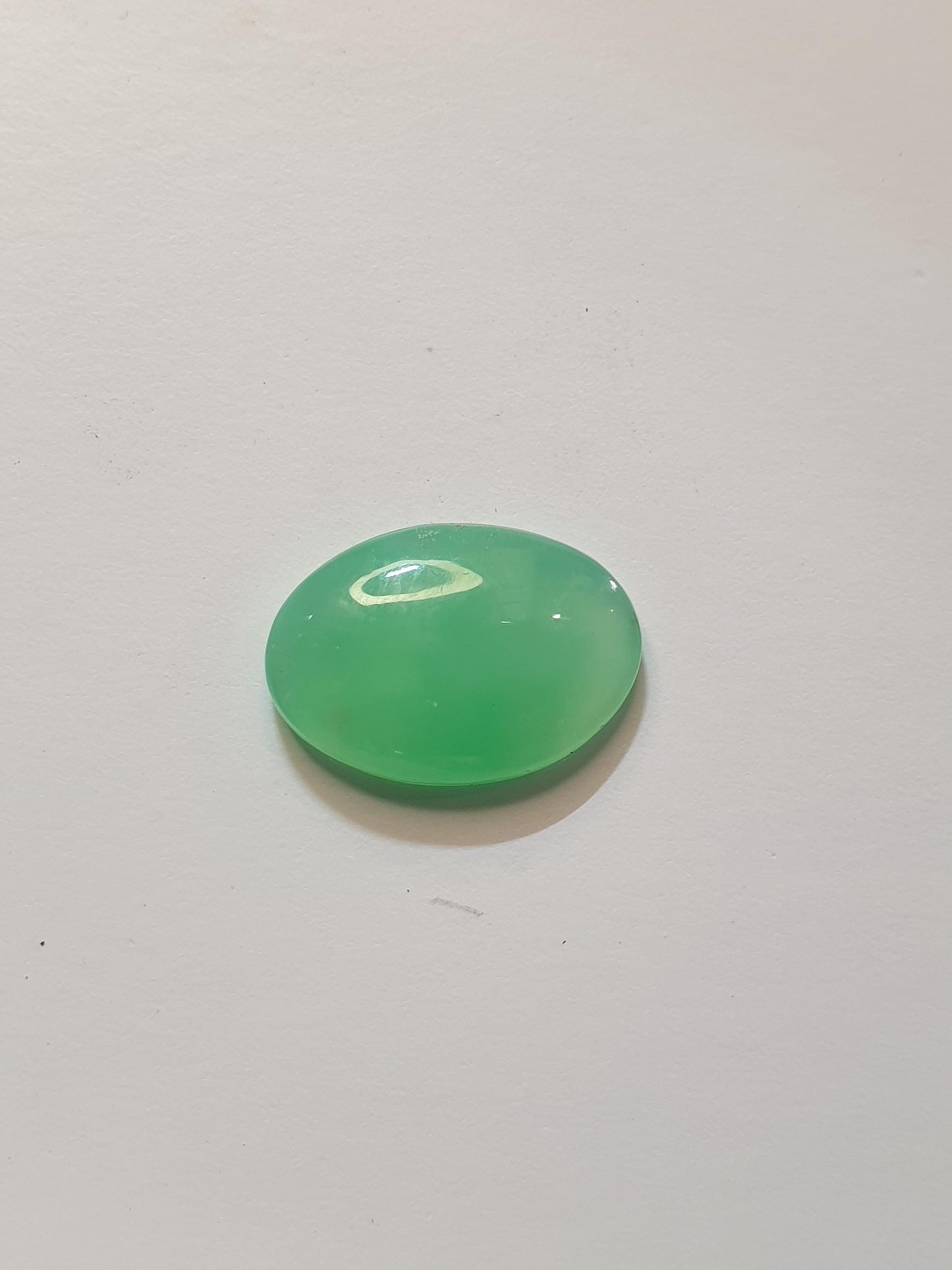 4ct Marlborough Chrysoprase cabochon