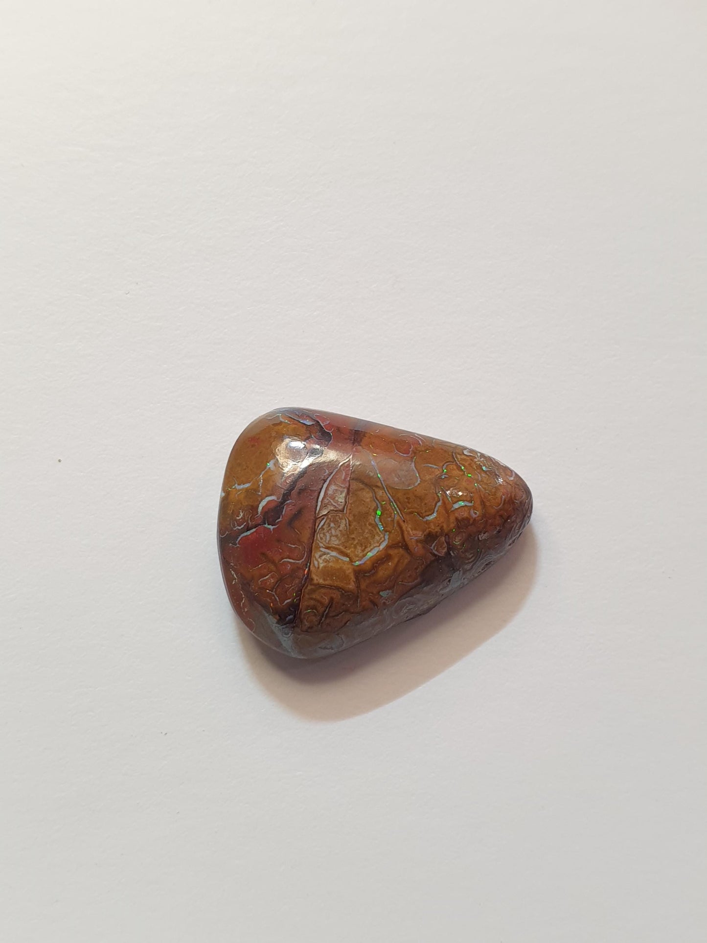7ct Australian boulder opal matrix cabochon (Opalton)
