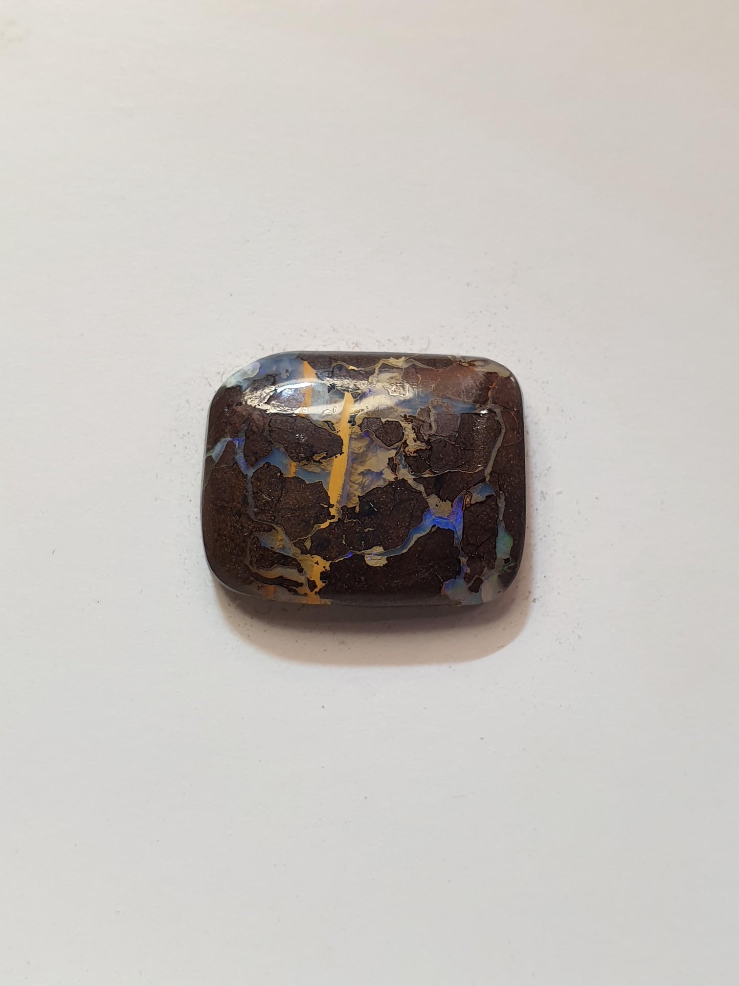 12ct Australian boulder opal matrix cabochon (Opalton)
