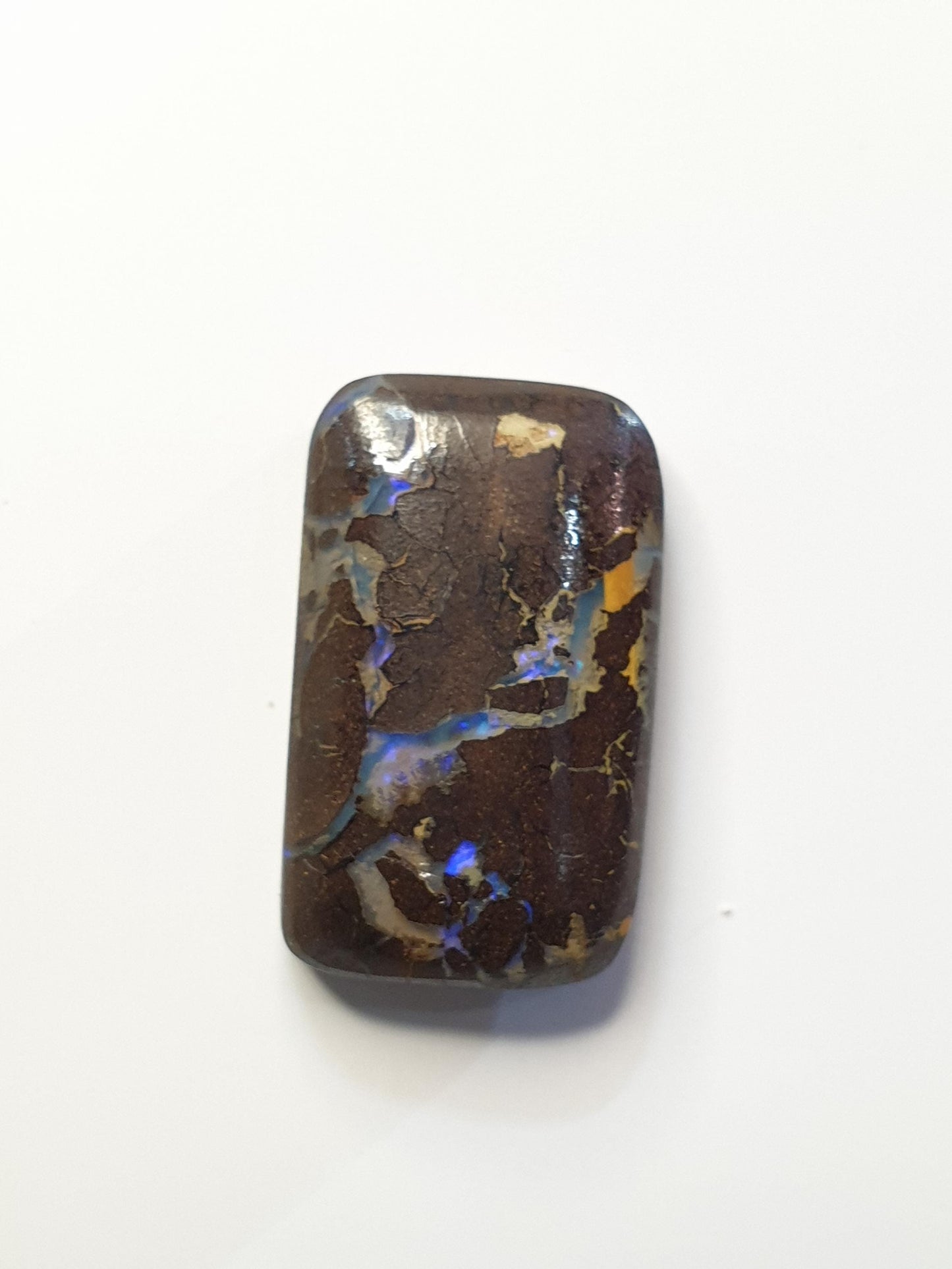 13ct Australian boulder opal matrix cabochon (Opalton)