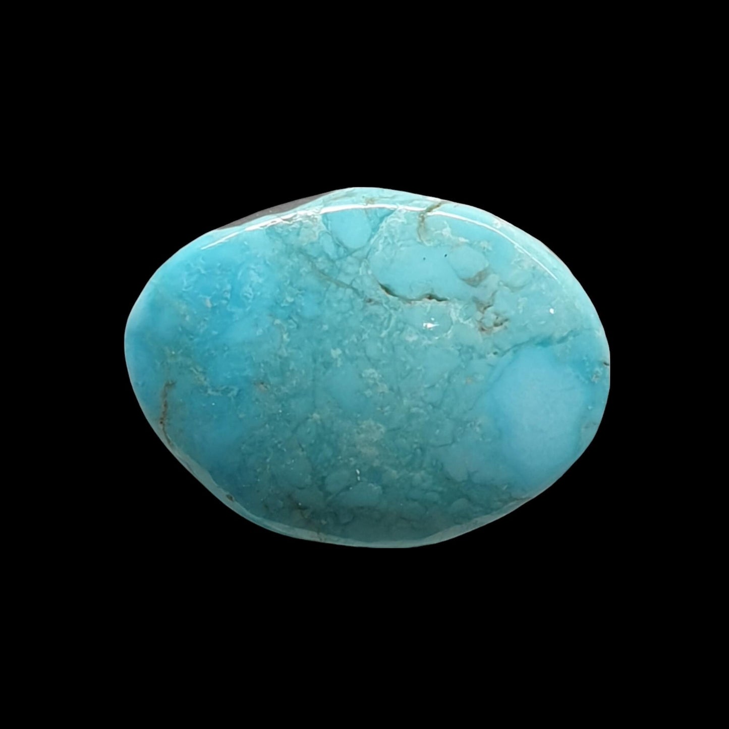 5ct Natural Sleeping beauty turquoise Cabochon (Backed)
